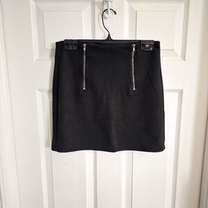 SHEIN Black Zippered Women's Skirt